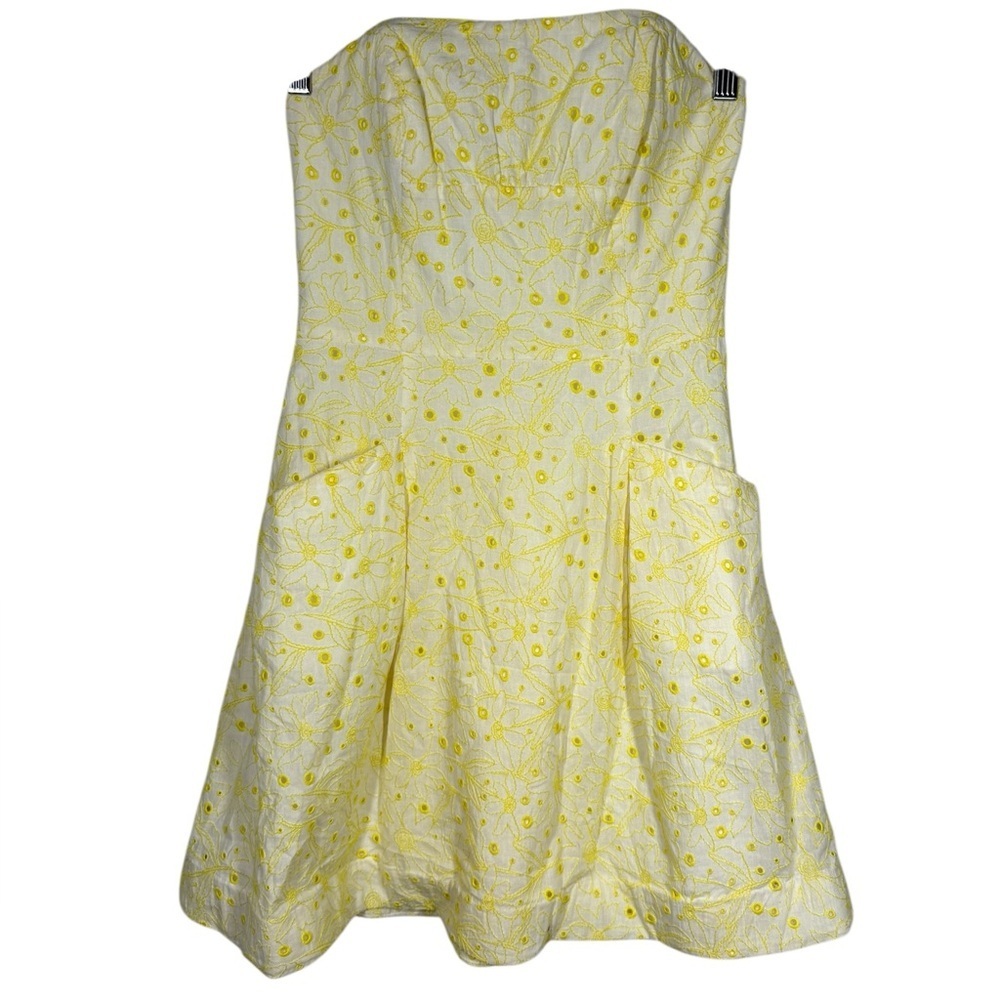 Lilly Pulitzer Blossom Dandelion Embroidered Eyelet Dress Size 2 - Picture 4 of 12